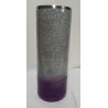 20oz Purple and Silver skinny Tumbler- Ready to Personalize!