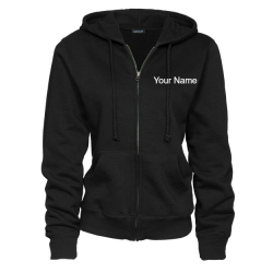 Zip Up Hoodie-National Logo with Colored Roses